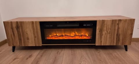 Living room, fireplace