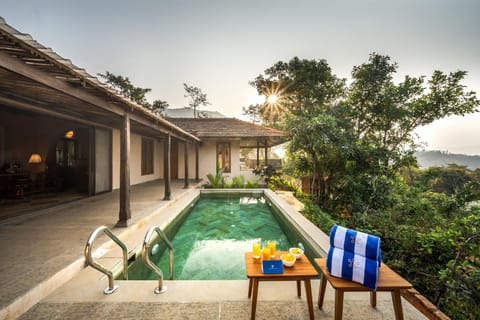 Property building, Patio, View (from property/room), Mountain view, Swimming pool