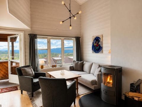 Living room, fireplace