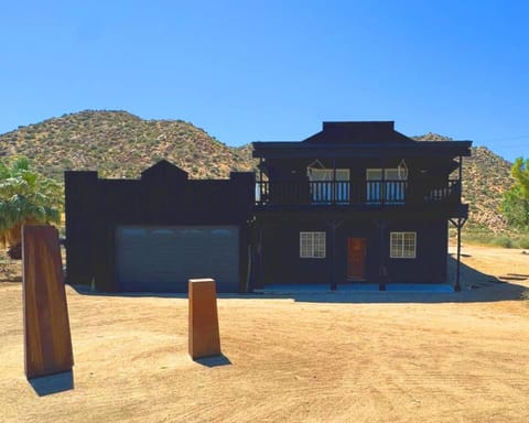 The Black Bronco House in Pioneertown