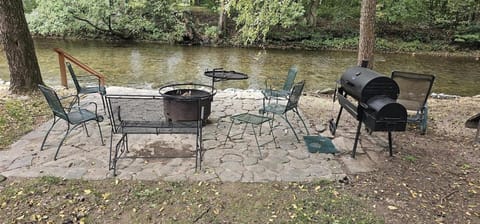 Lost Soles of the River looking over the Chattahoochee House in Helen
