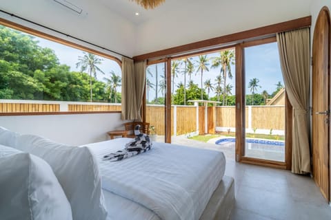 View (from property/room), Bedroom, Pool view, Pool view