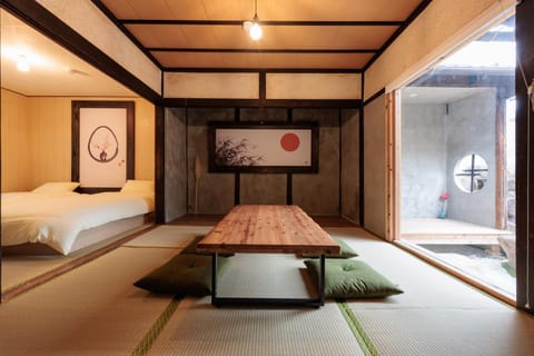 Bed, Living room, Bedroom