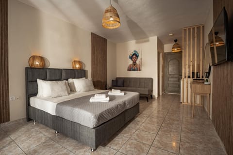 Photo of the whole room, Bedroom