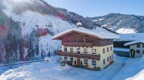 Property building, Winter, Mountain view