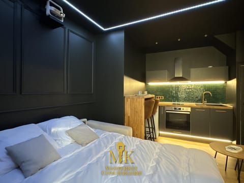 Bed, Kitchen or kitchenette, Photo of the whole room, Bedroom