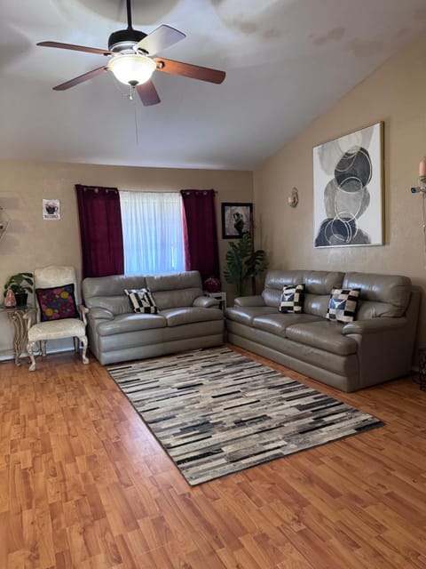 Living room, fireplace