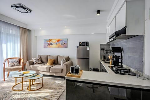 Kitchen or kitchenette, Living room