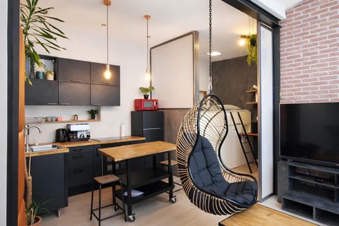 Property building, Living room, kitchen
