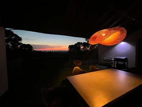 Natural landscape, Balcony/Terrace, Sunset