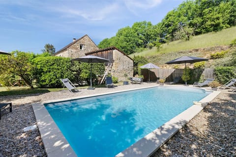 Property building, Living room, Swimming pool