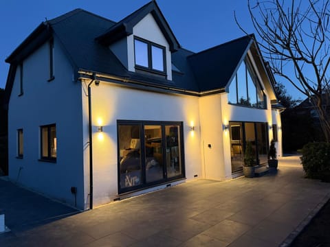 Property building, Patio, Night