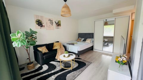 Bed, TV and multimedia, Living room, Bedroom, wardrobe