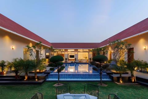 Property building, Garden view