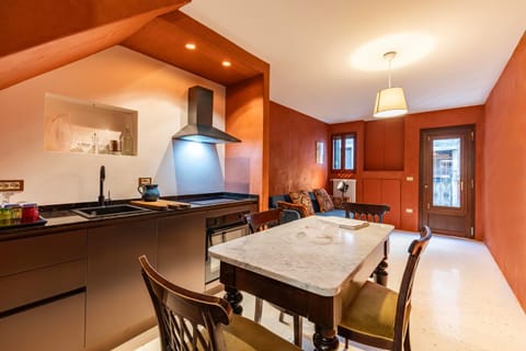 Living room, kitchen