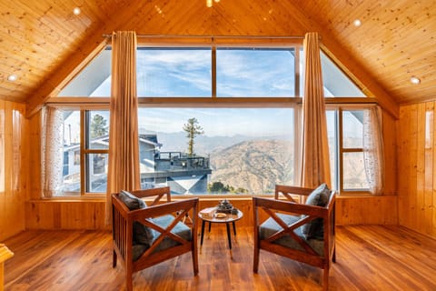 Natural landscape, Seating area, Mountain view