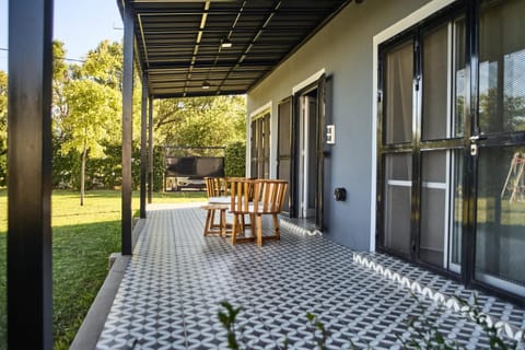 Property building, Patio, Spring, Day, Garden, View (from property/room), Balcony/Terrace, Garden view