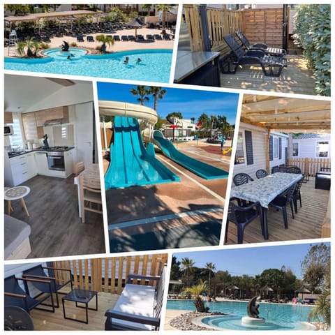 Patio, Hot Tub, Dining area, Aqua park, Swimming pool