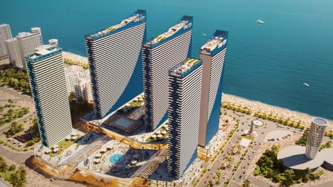 Property building, Nearby landmark, Day, Natural landscape, Bird's eye view, City view, Sea view