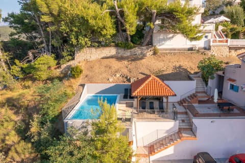 Bird's eye view, Pool view