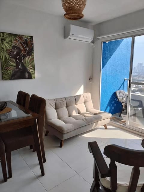 Living room, air conditioner