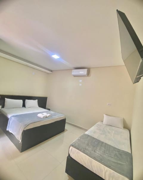 Bed, Photo of the whole room, Bedroom, air conditioner