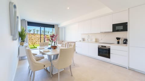 Kitchen or kitchenette, Living room, oven, stove