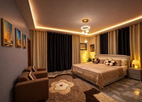 Photo of the whole room, Bedroom