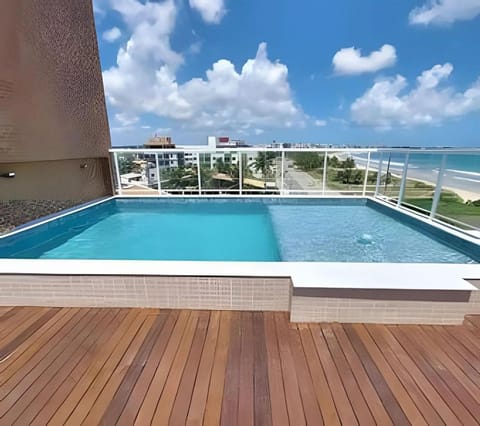 Day, Natural landscape, View (from property/room), Balcony/Terrace, Pool view, Sea view, Swimming pool