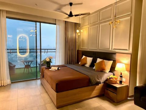 Bed, Natural landscape, Bedroom