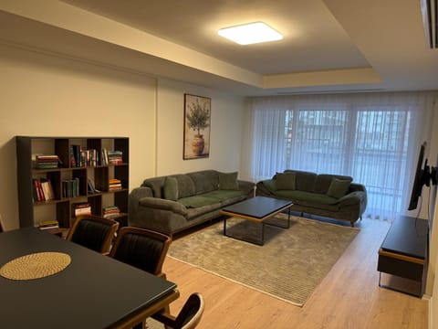 Library, Living room, Seating area