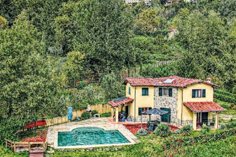 Property building, Spring, Day, Natural landscape, Garden, Garden view, Pool view, Swimming pool, sunbed