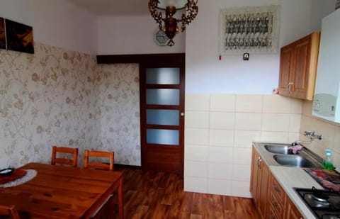 Kitchen or kitchenette, Dining area, stove