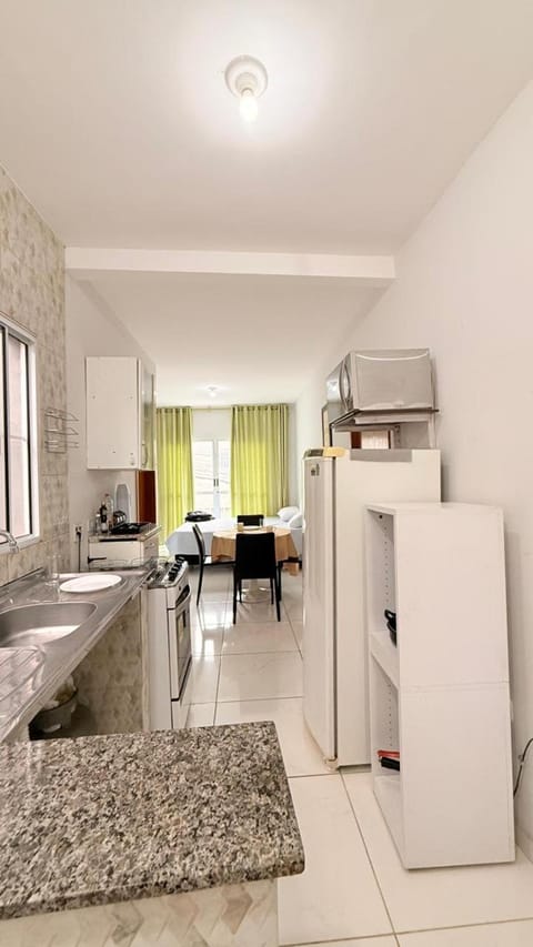 Kitchen or kitchenette, Dining area, microwave, stove