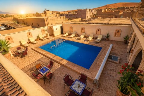 Natural landscape, Pool view, Swimming pool