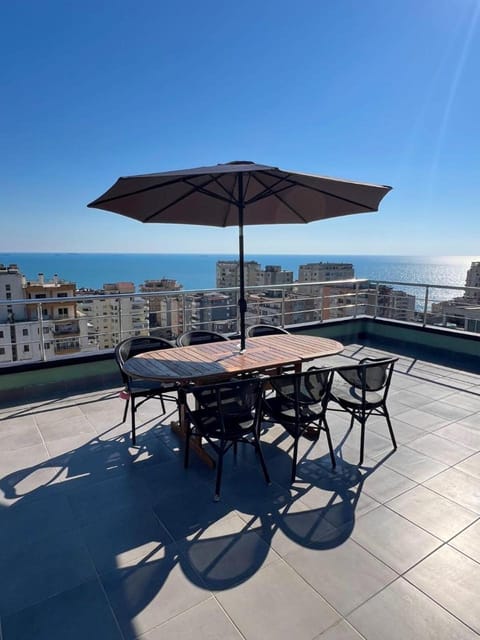 Patio, View (from property/room), Balcony/Terrace, Dining area, Sea view