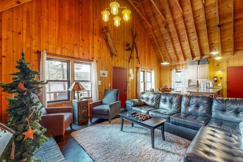 Dog-friendly waterfront cabin with lake views & access - close to slopes Cabin in Donner Lake