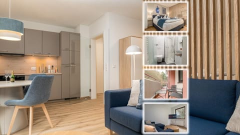 Kitchen or kitchenette, Living room, Dining area