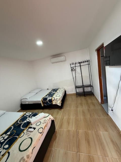 Bed, Photo of the whole room, Bedroom, air conditioner