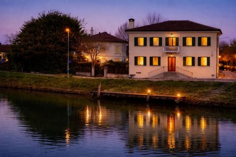 Property building, Natural landscape, River view