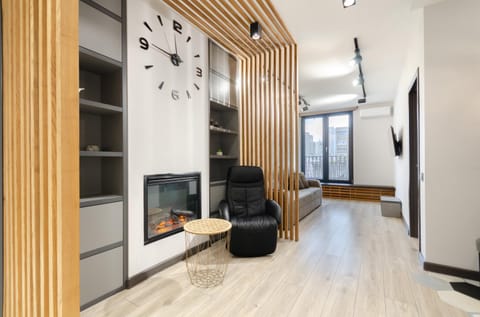 Living room, air conditioner