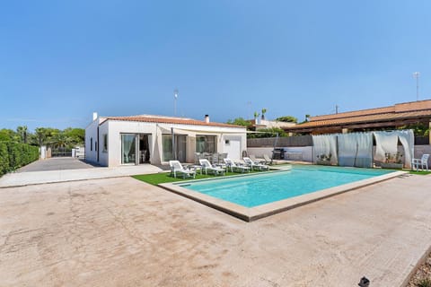Property building, Living room, Swimming pool