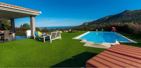 Property building, Living room, Swimming pool