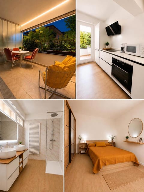 Shower, kitchen