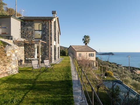 Natural landscape, Garden, Garden view, Sea view
