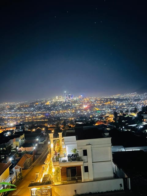Night, Bird's eye view, City view
