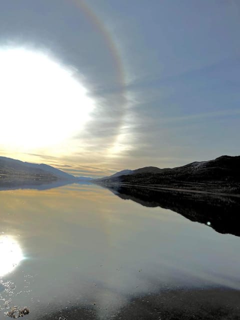 Hytte med peis utsikt & lakseelv rett nedenfor! House in Nordland, Norway