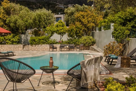 Pool view, sunbed