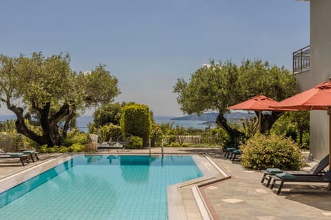 Pool view, sunbed