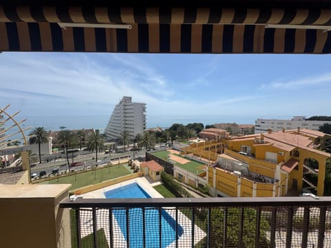 View (from property/room), Balcony/Terrace, Pool view